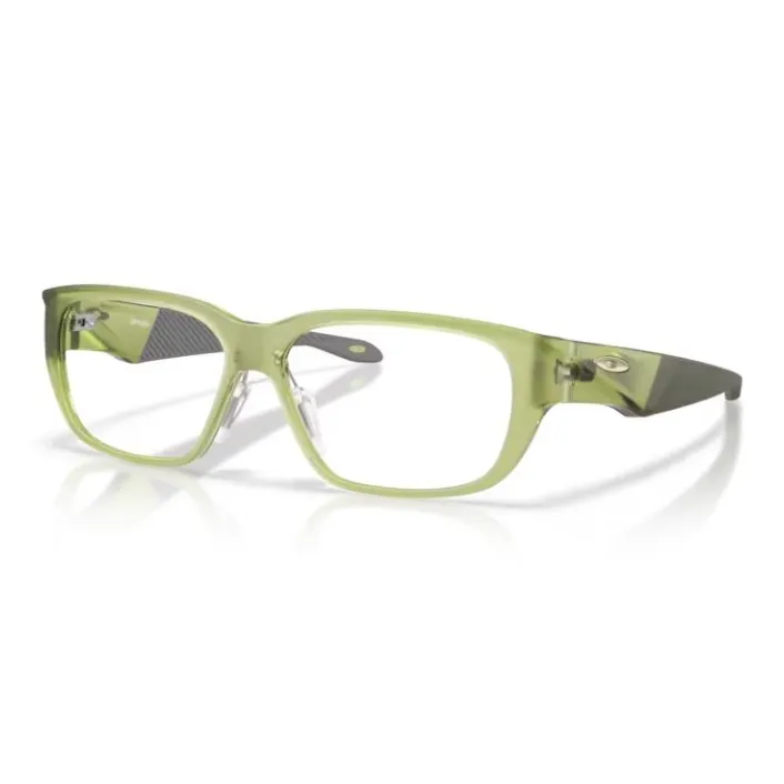 Oakley Вытесненный пластик с памятью Квадратные Оправы для очков Унисекс Зеленый