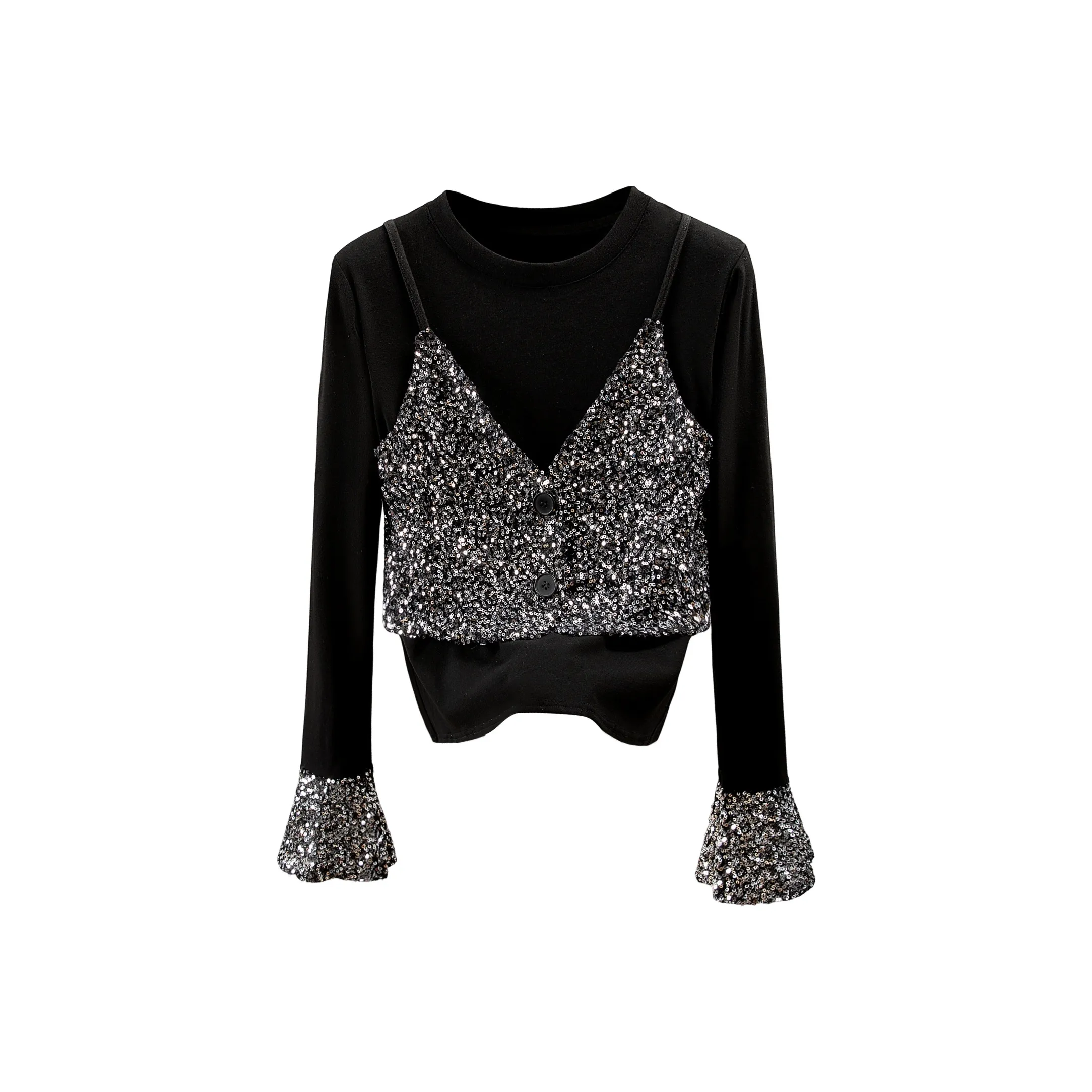 Cypress House Черные Женские T-рубашки