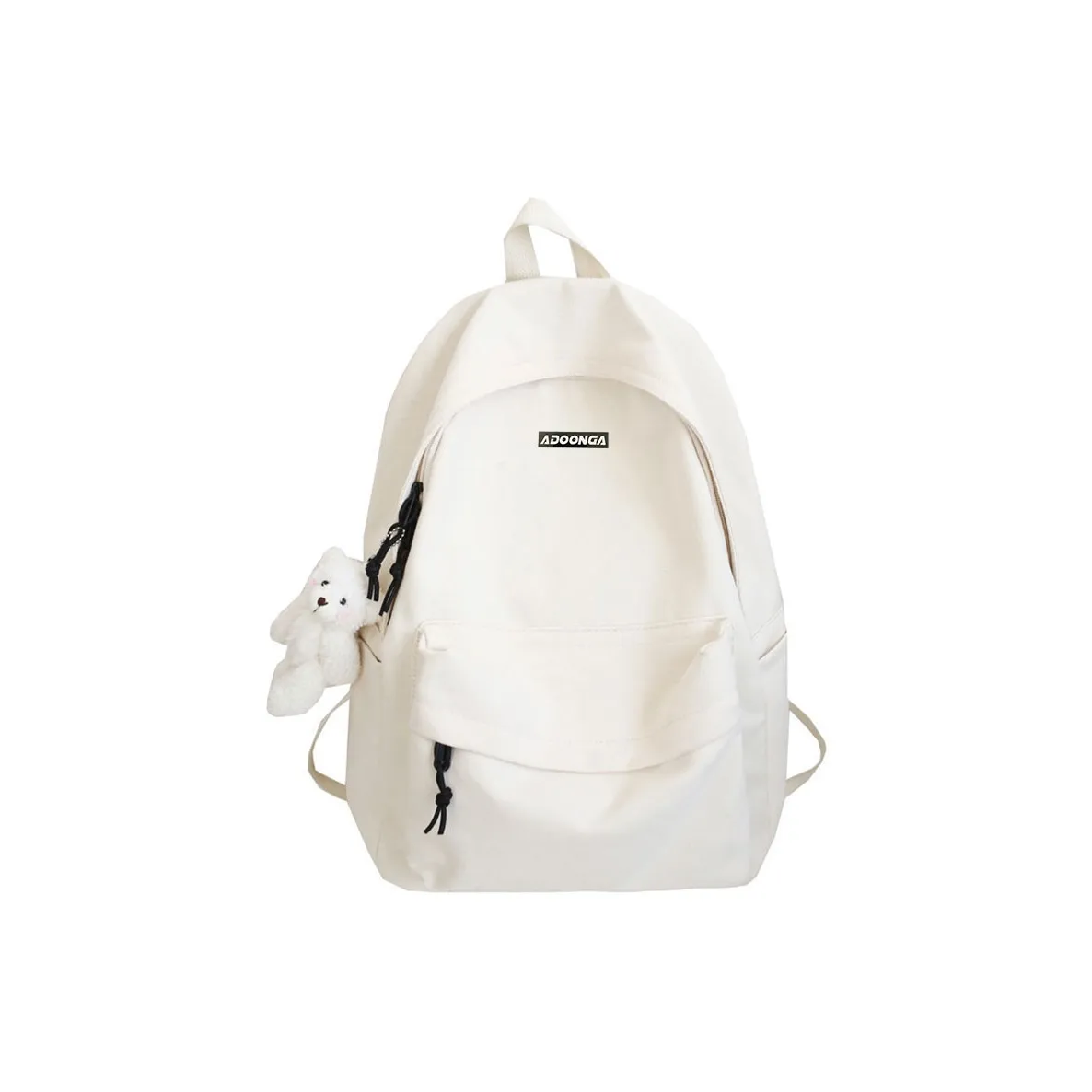 ADOONGA Холст Рюкзак Унисекс Черный Белый Серый