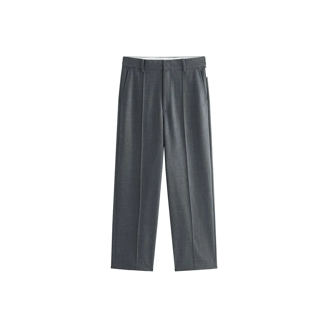 PEACEBIRD MEN Легко ухоживаемый Смесовая шерсть Костюмные брюки Повседневные брюки Мужской