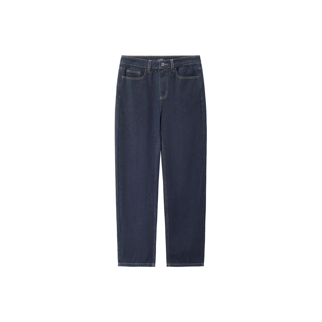 Giordano 28 Темно-синий Синий Женские Джинсы