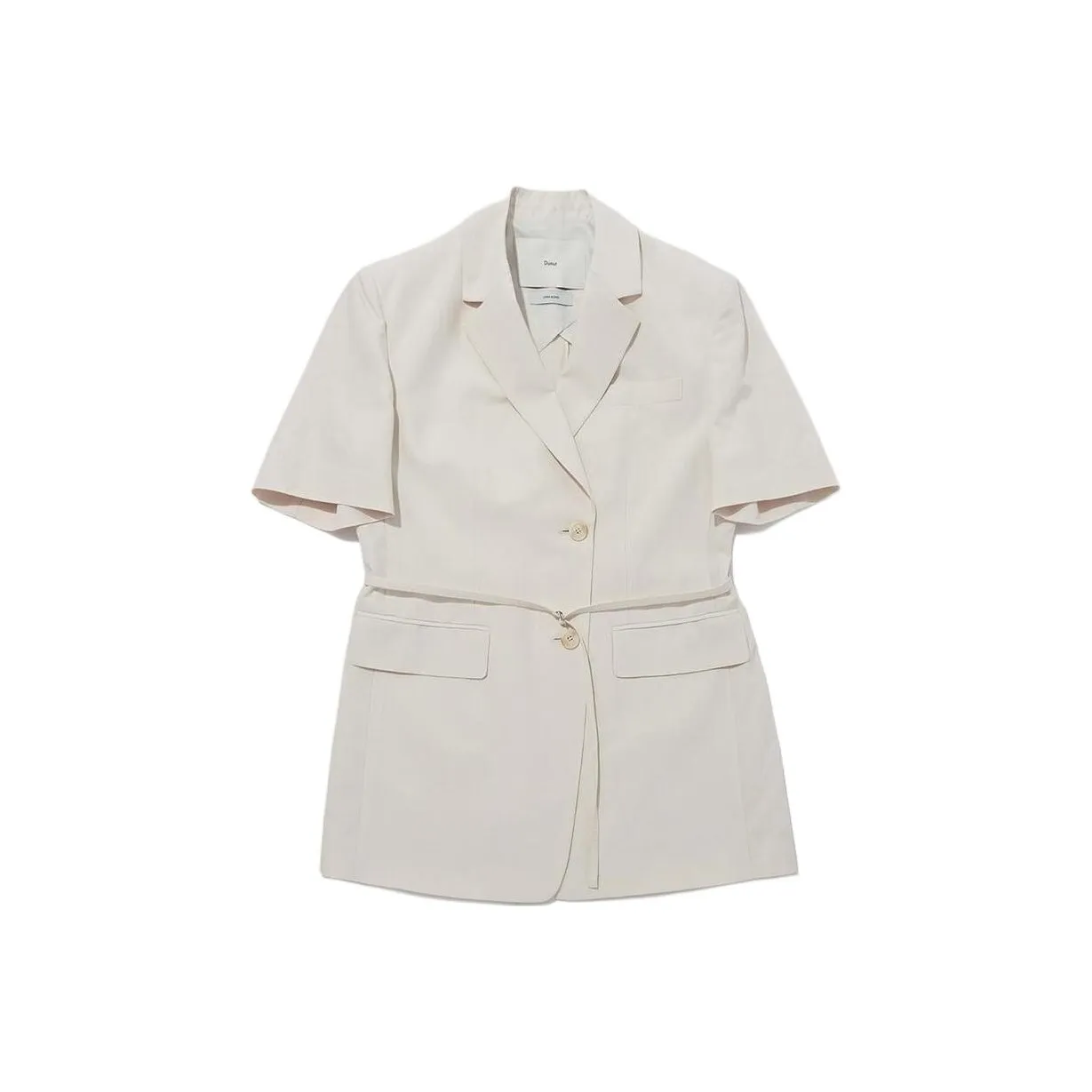 Dunst HALF рукав поясчатая льняная ткань куртка куртки и пальто женские