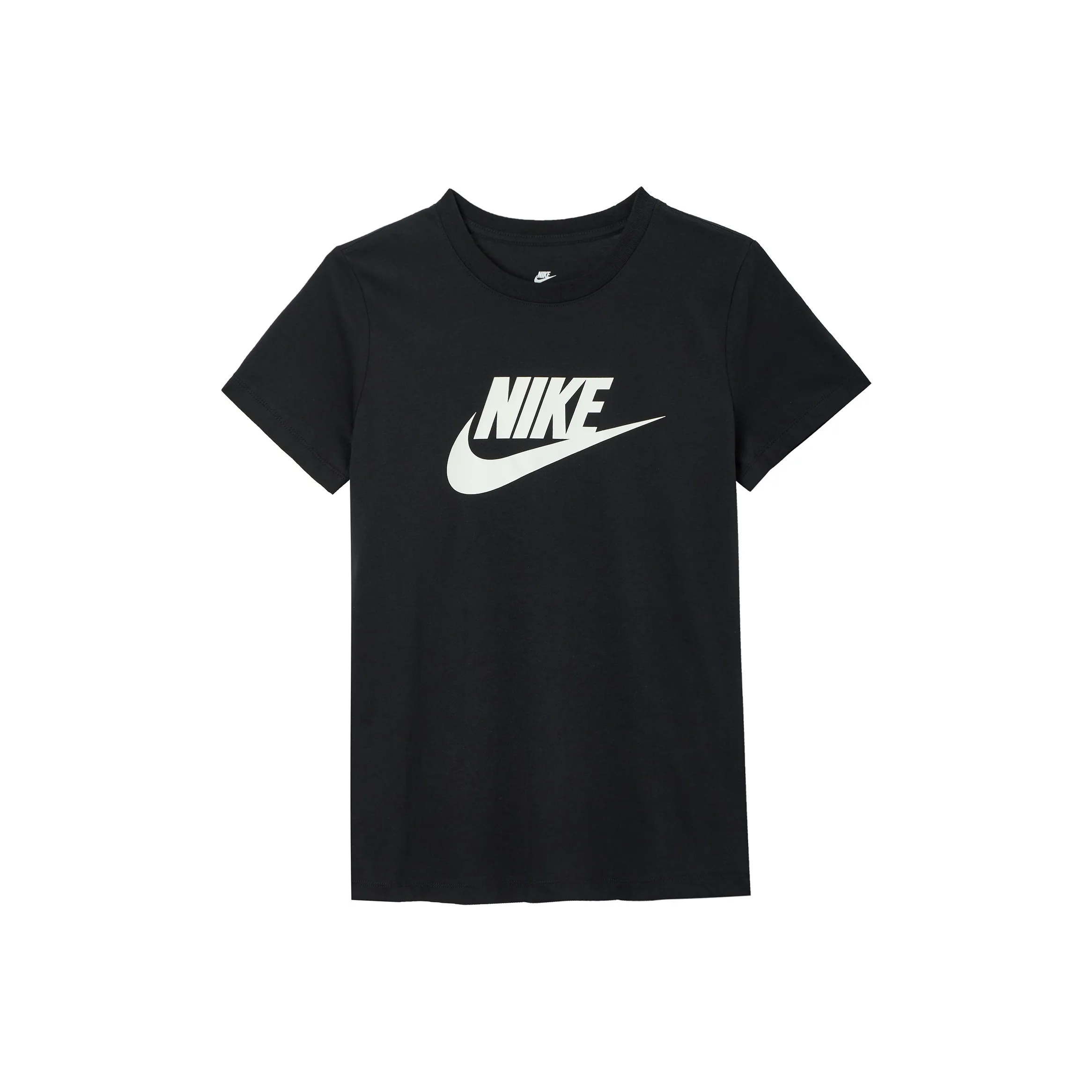 Nike Set in Sleeve T Shirt Women's Black White