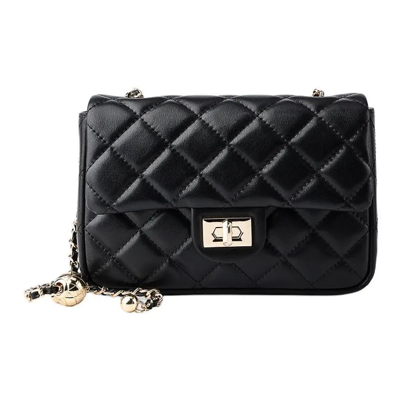 HONGU Сумка через плечо из коровьей кожи с синтетической кожей женская темно-черный экрю зеленый