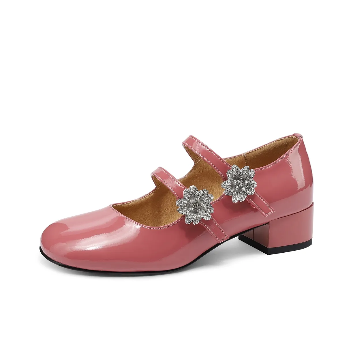 FMM Сладкий стиль Туфли Мэри Джейн Женские 2025 Осенние Свидание Низкий вырез Обувь без подкладки Вдохновленные CHANEL Коммутирование Кожаные туфли