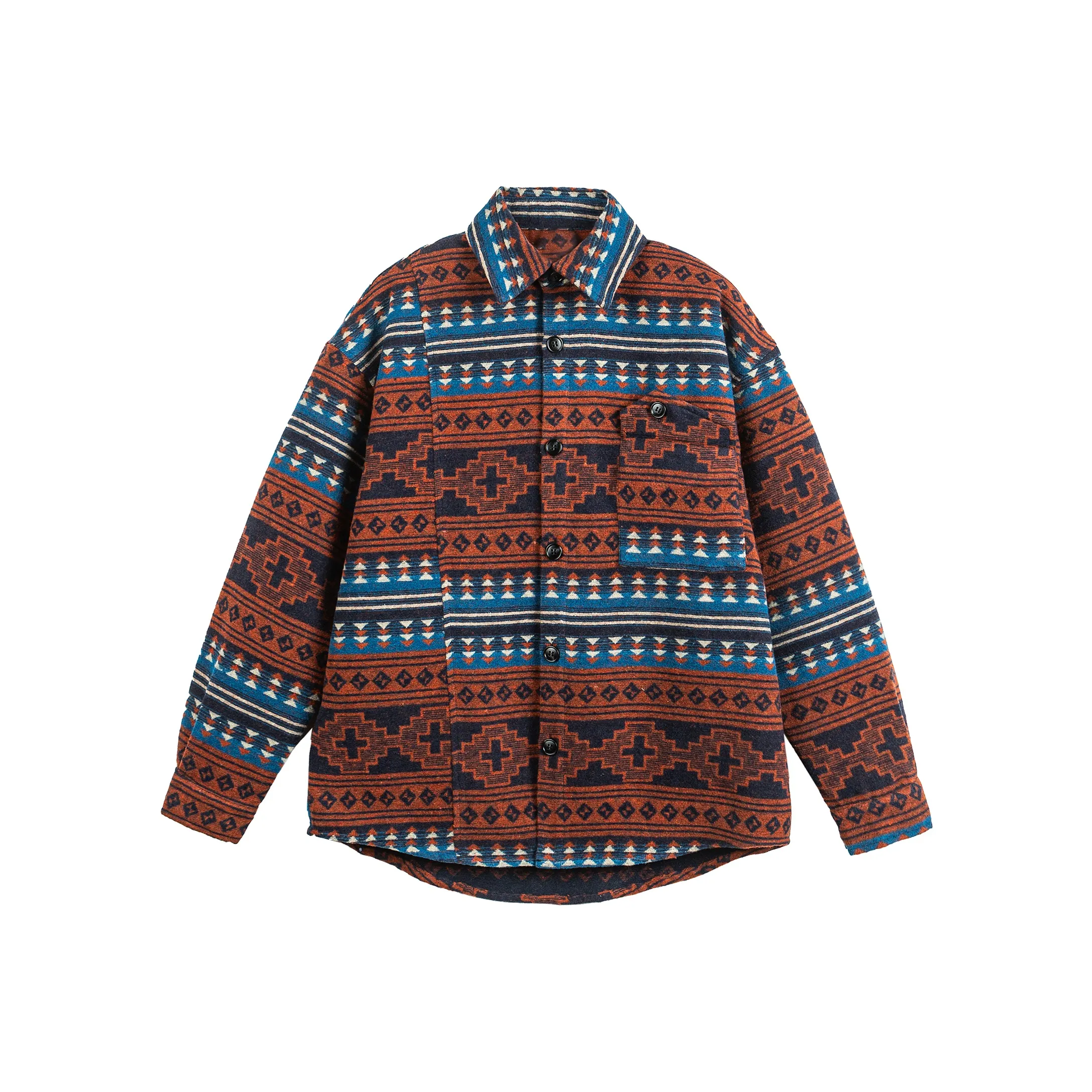 HYLHYL Темно-синий, Синий, Апельсин, Унисекс, Рубашки