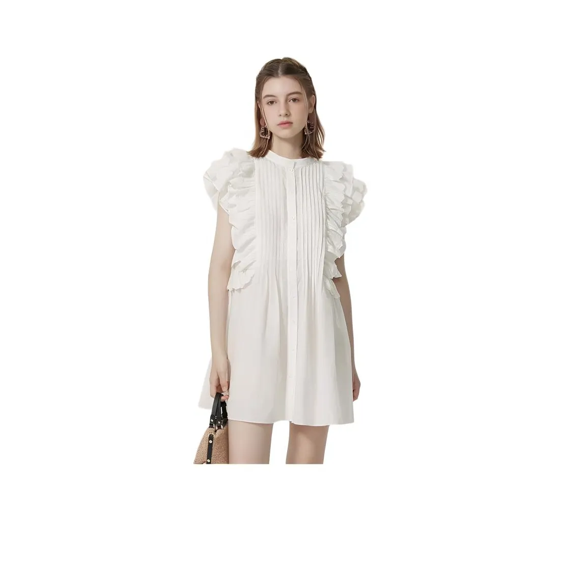 AIVEI Sleeveless Dress Women's White/0400