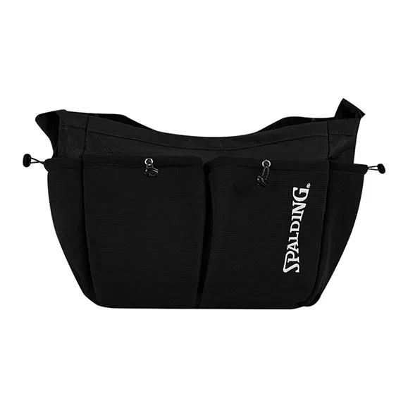 SPALDING Полиэстер Большая емкость Путешественная сумка Сумка через плечо Унисекс Черный