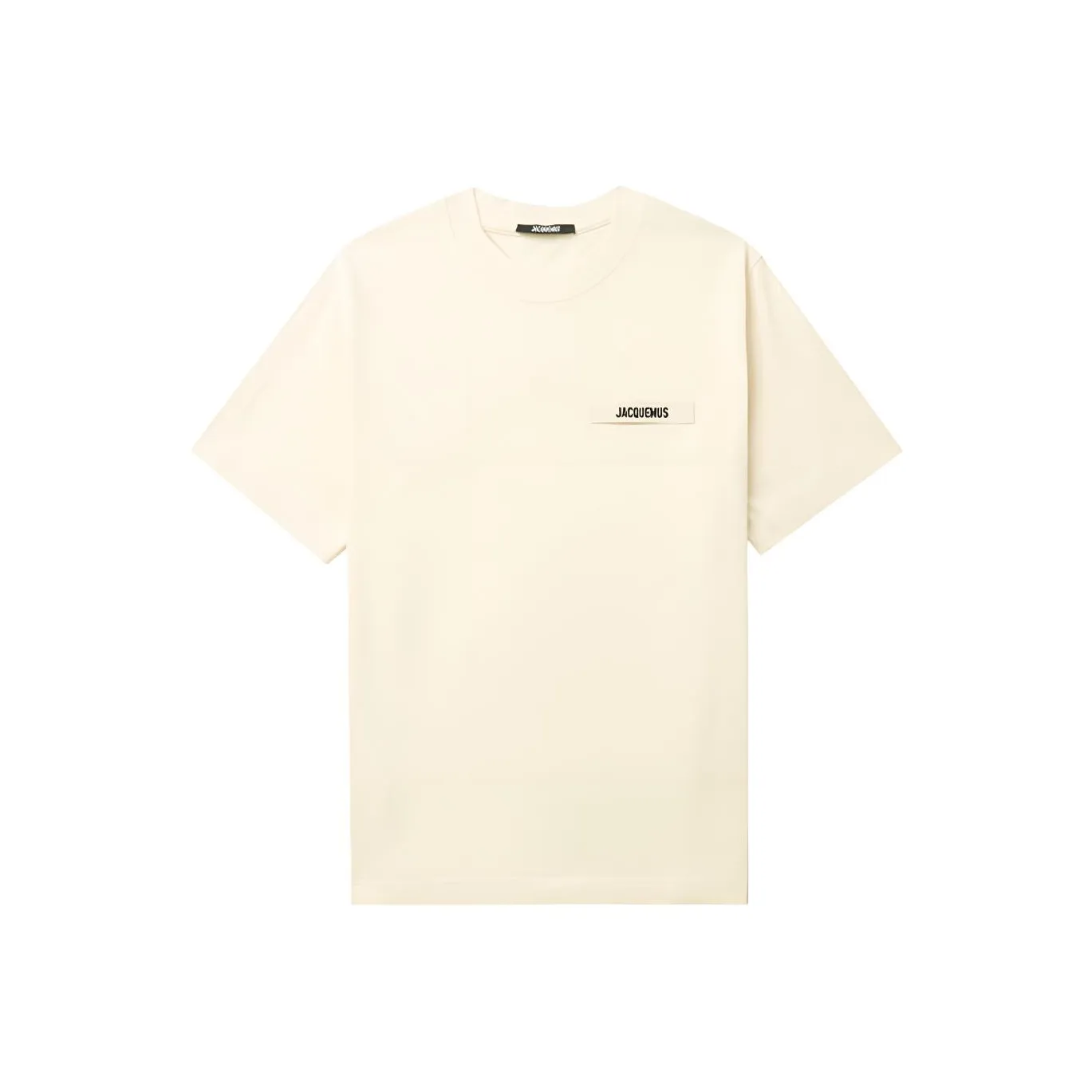 Jacquemus Экрю Мужская T-рубашка