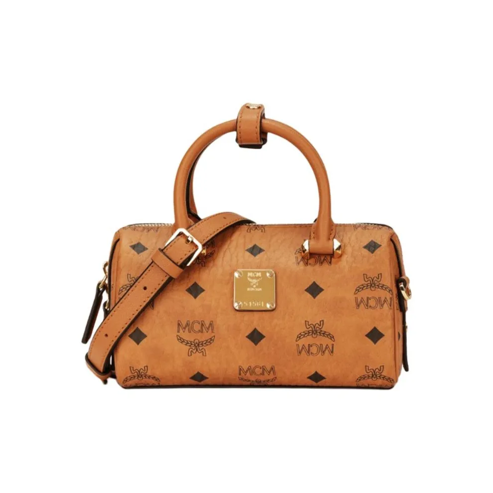 MCM Essential Visetos Origina Monogram Motif Tote Bag