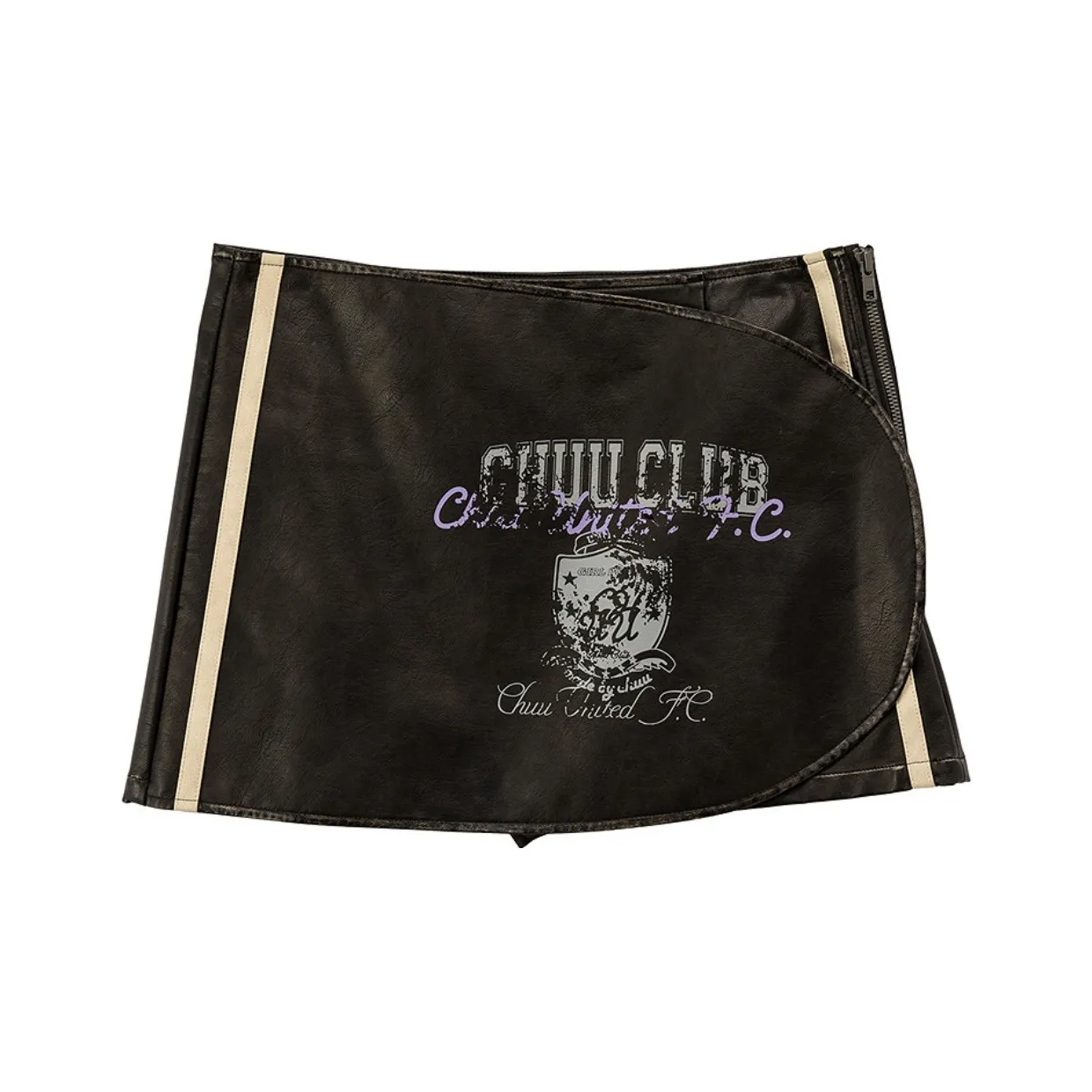 CHUU Leather Short Skirts Women's
