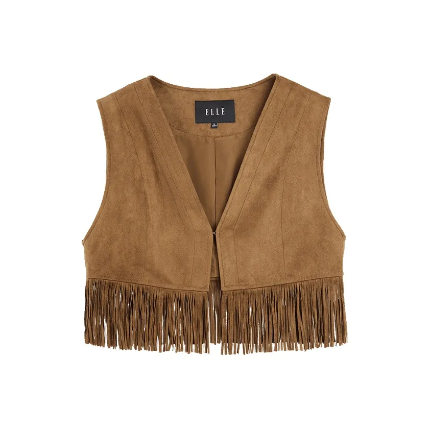 ELLE Кофе Женские Жилеты