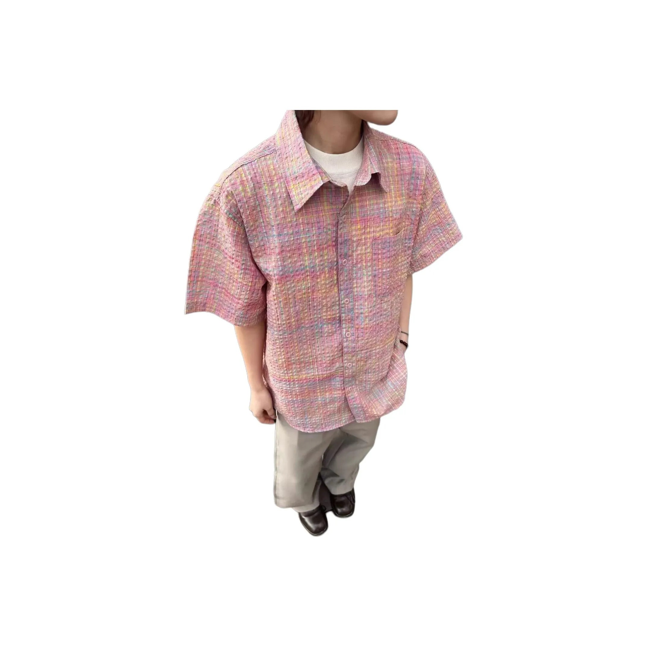 WELTER EXPERIMENT Розовый Унисекс Рубашки