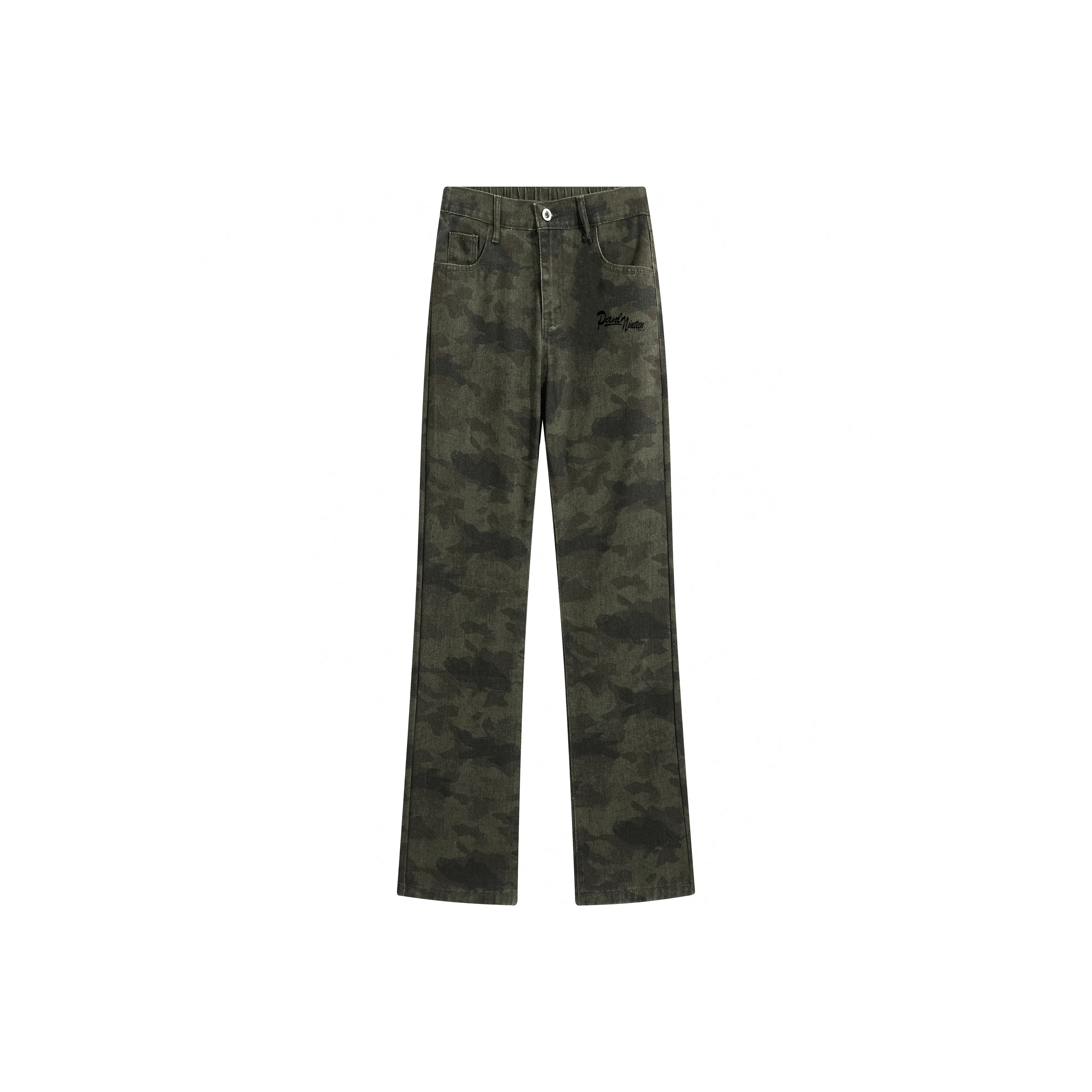 NINETEEN AUTUMN Армейский зеленый Унисекс Джинсы