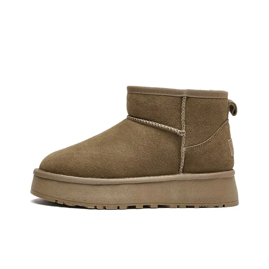 La Chapelle Thermal Height Increase Ankle Length Snow Boots Women's
