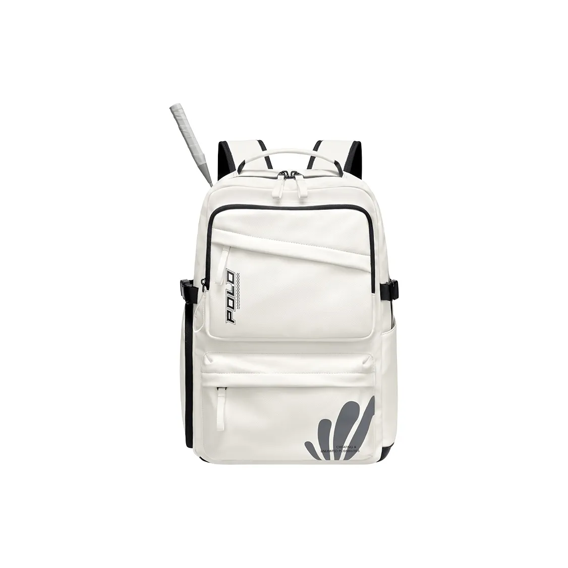POLO Ткань Рюкзак Стандартный Унисекс Белый Черный