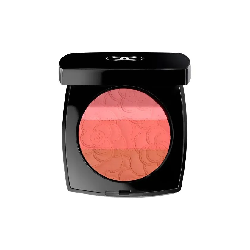 CHANEL Весенний Летний Ограниченный Узор Камелия Румяна Palette Легко Смешиваемые Корректирующий Тон Кожи 8,5г