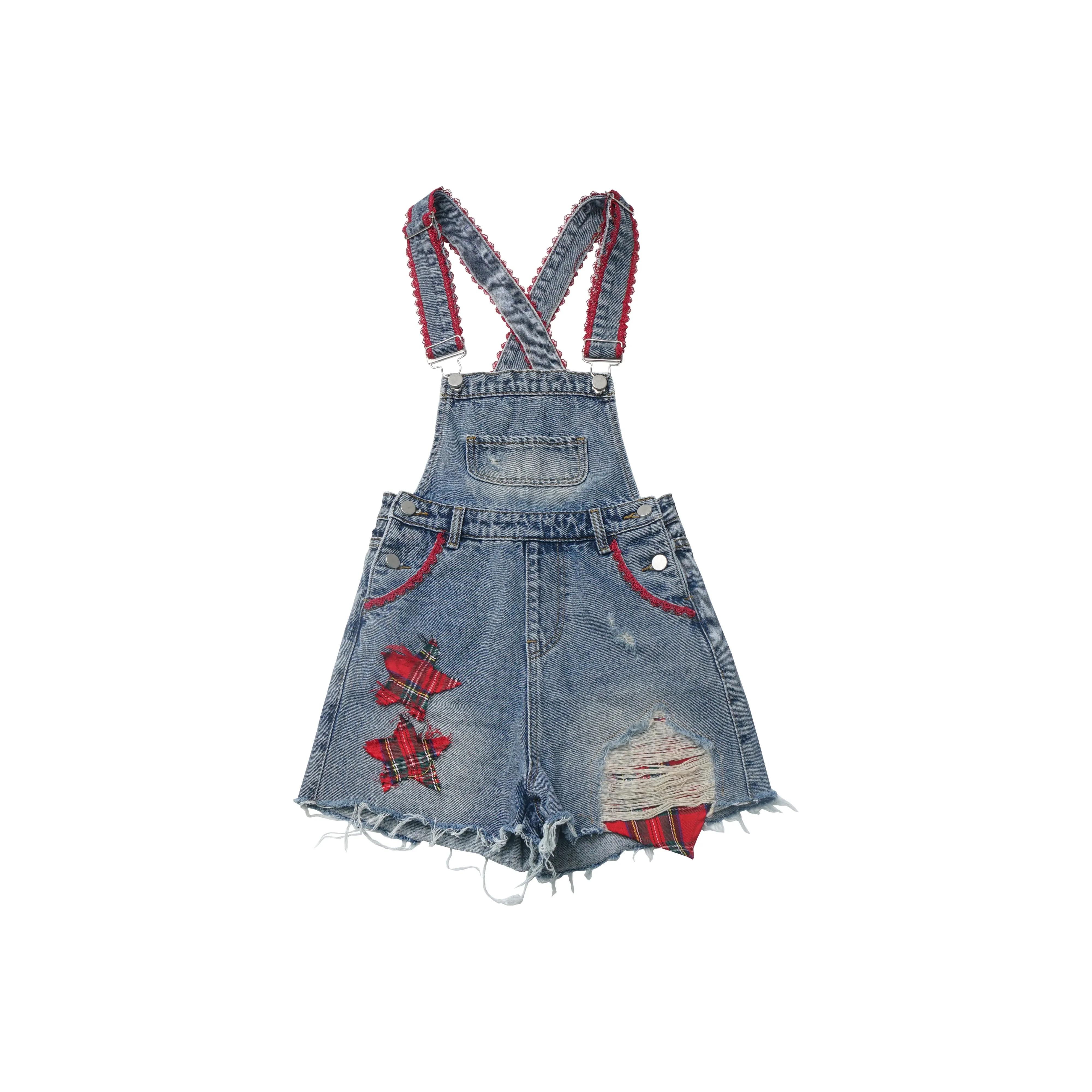 Pink Savior Деним Комбинезоны Женские Комбинезоны