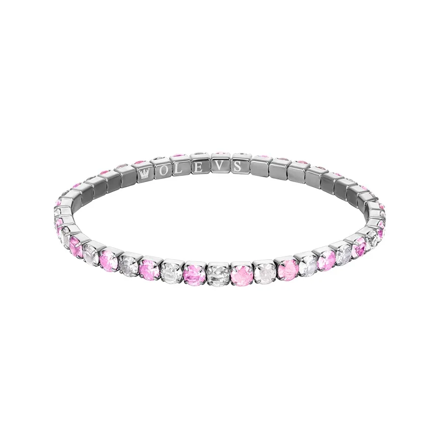 OLEVS Стальной браслет женский розовый женский цепь OLS 301