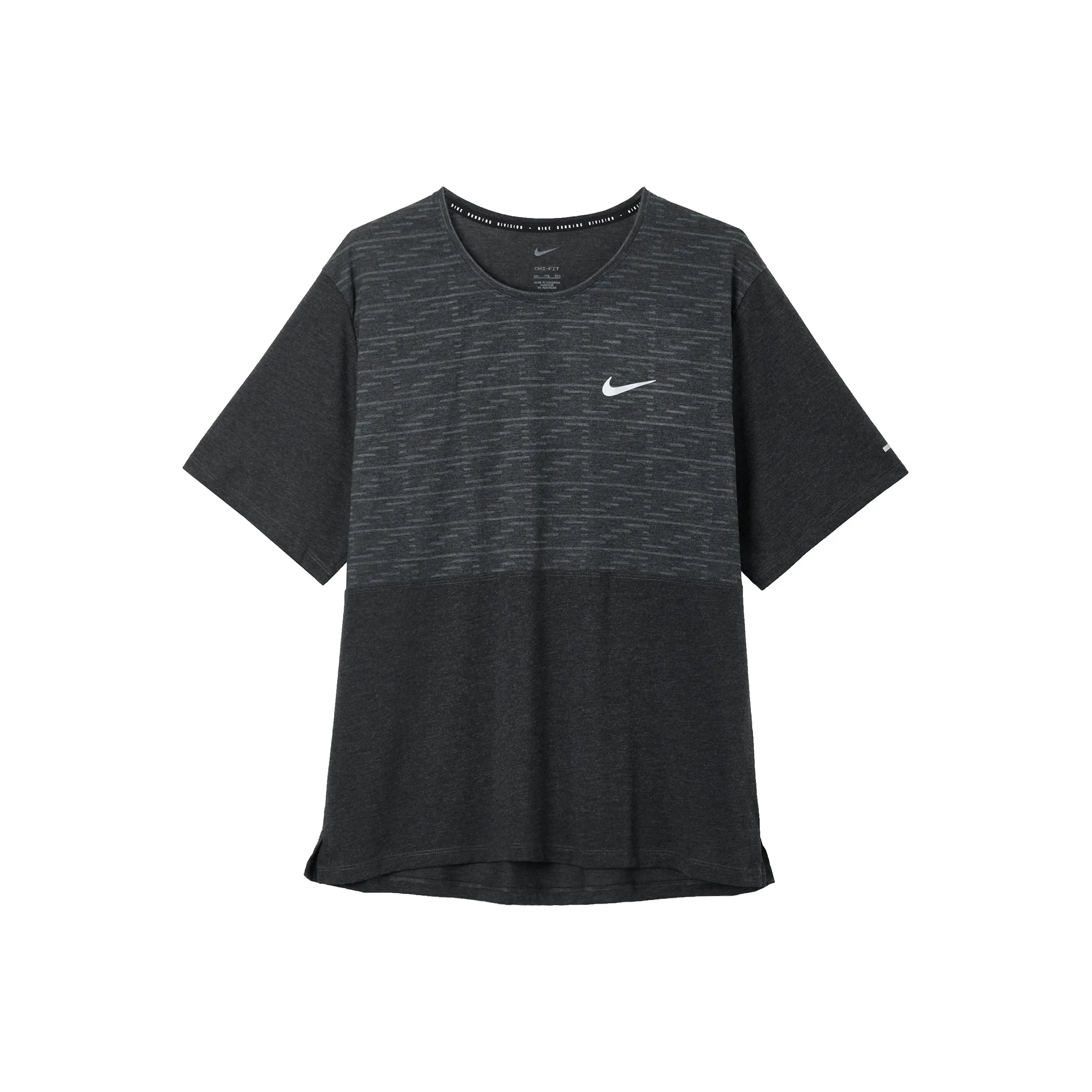 Nike Бег Т-Рубашка Мужская Серого цвета