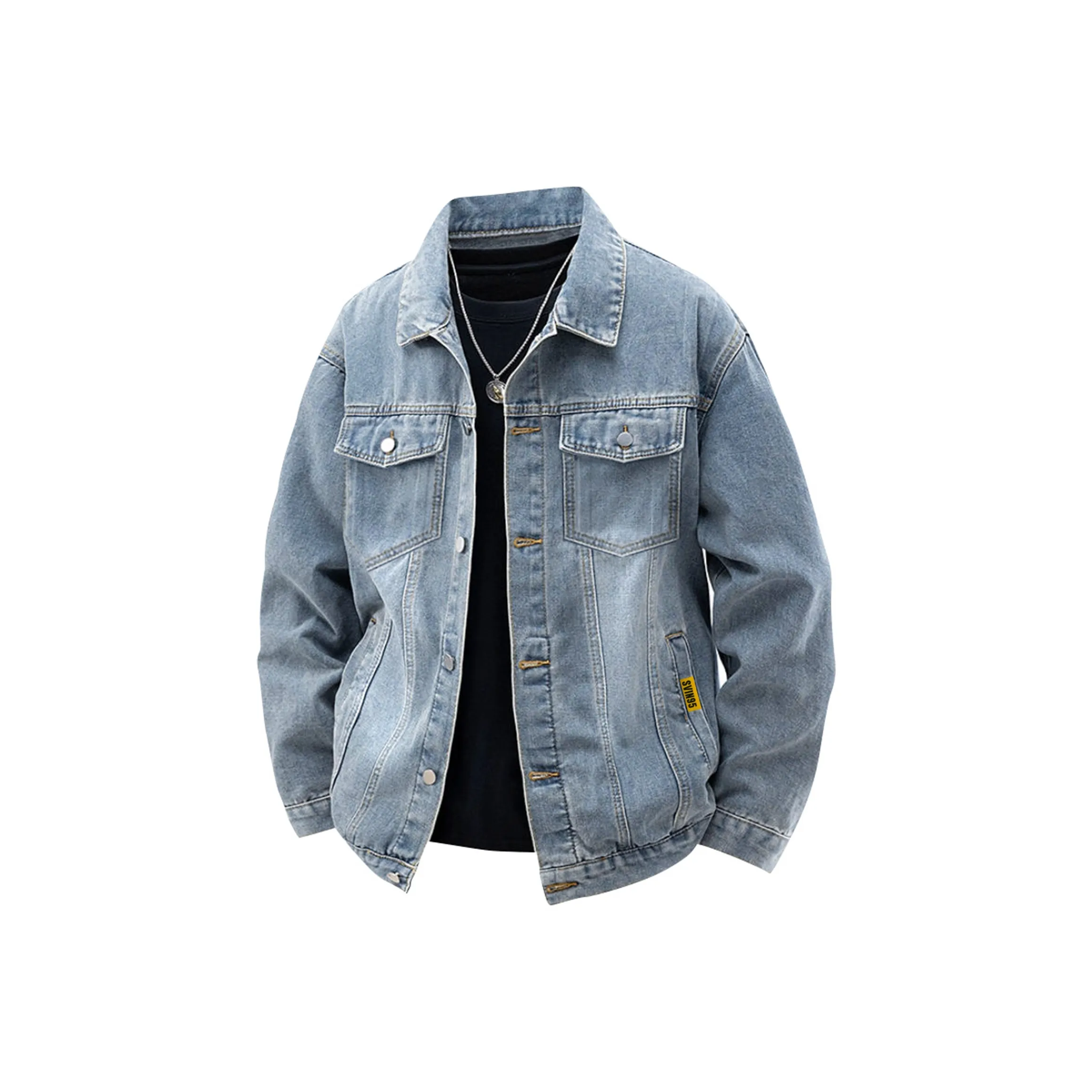 Struggle Vintage95 2025 Осенне-зимний Деним Куртка Унисекс