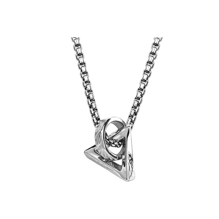 MGS Титановые стальные ожерелья унисекс