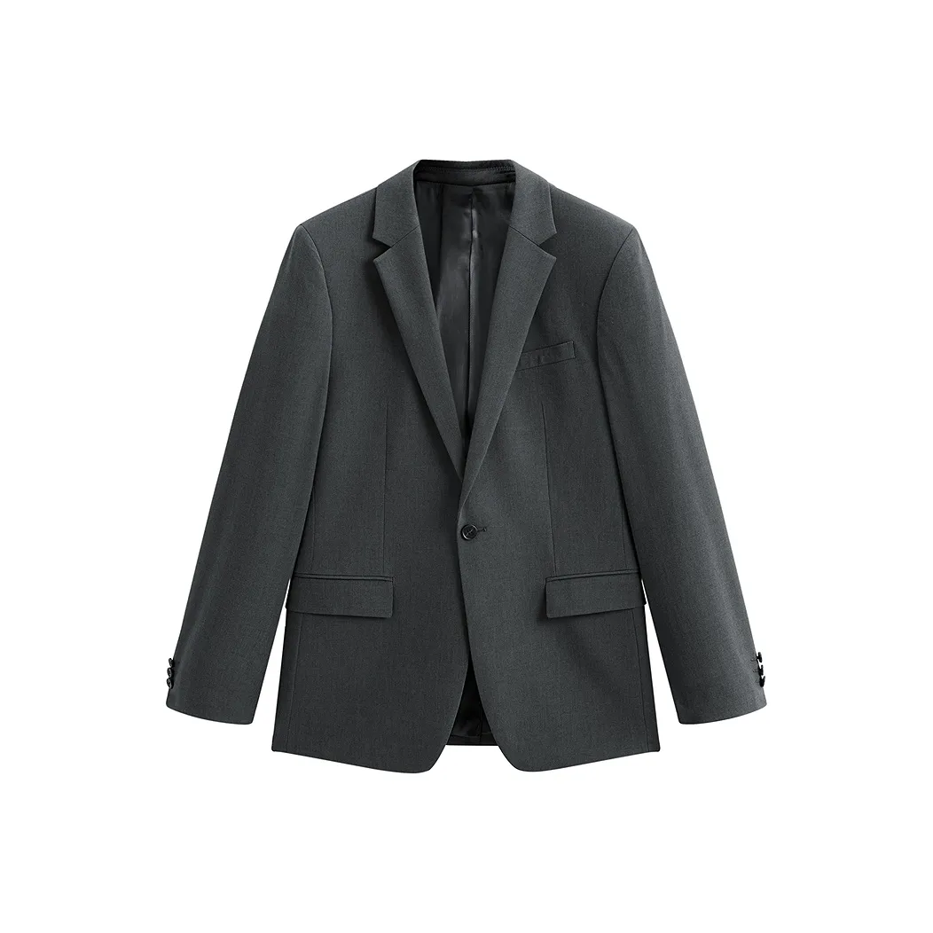 PEACEBIRD MEN Серый Формальный Бизнес Костюм Мужской