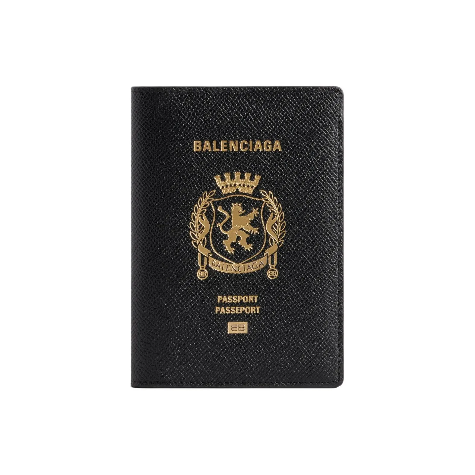 Balenciaga Logo Printed Passport Holder