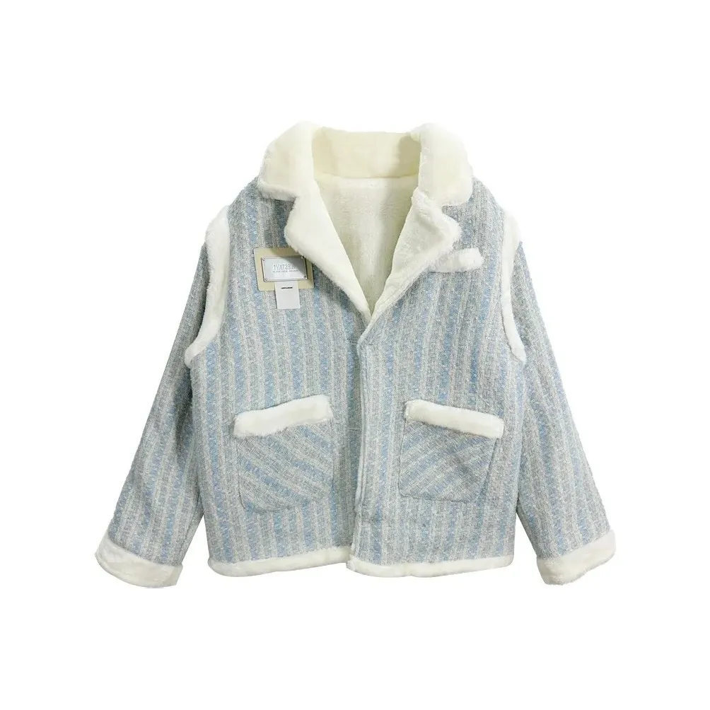 Giyu Светло-синий Женский пуховик