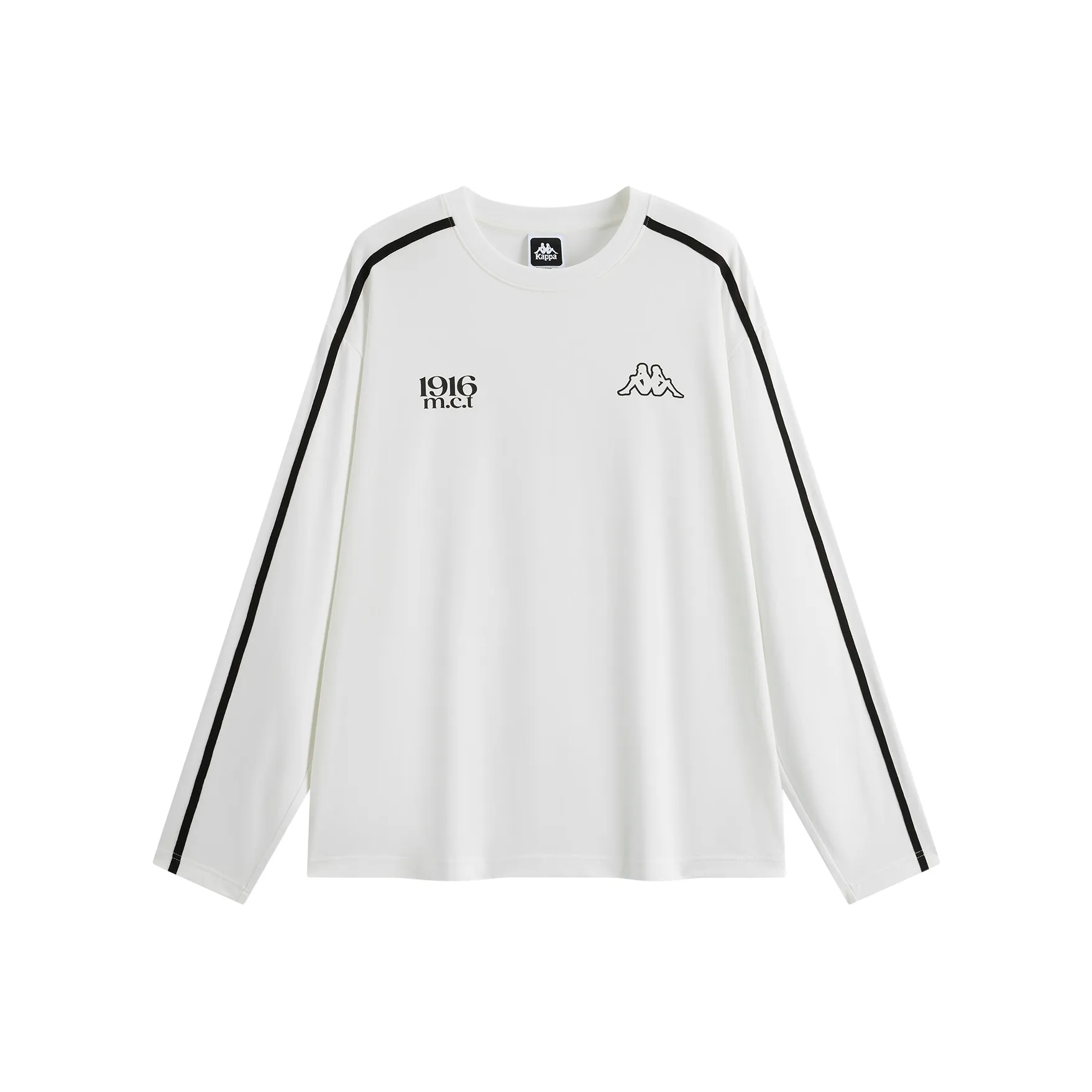 KAPPA 1916 Series Свитшот Унисекс Корейский Белый