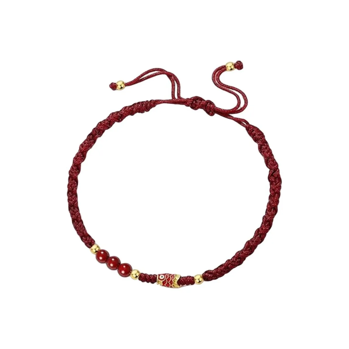 Yu Oval Bangle Хлопок Браслет Шнурки Унисекс