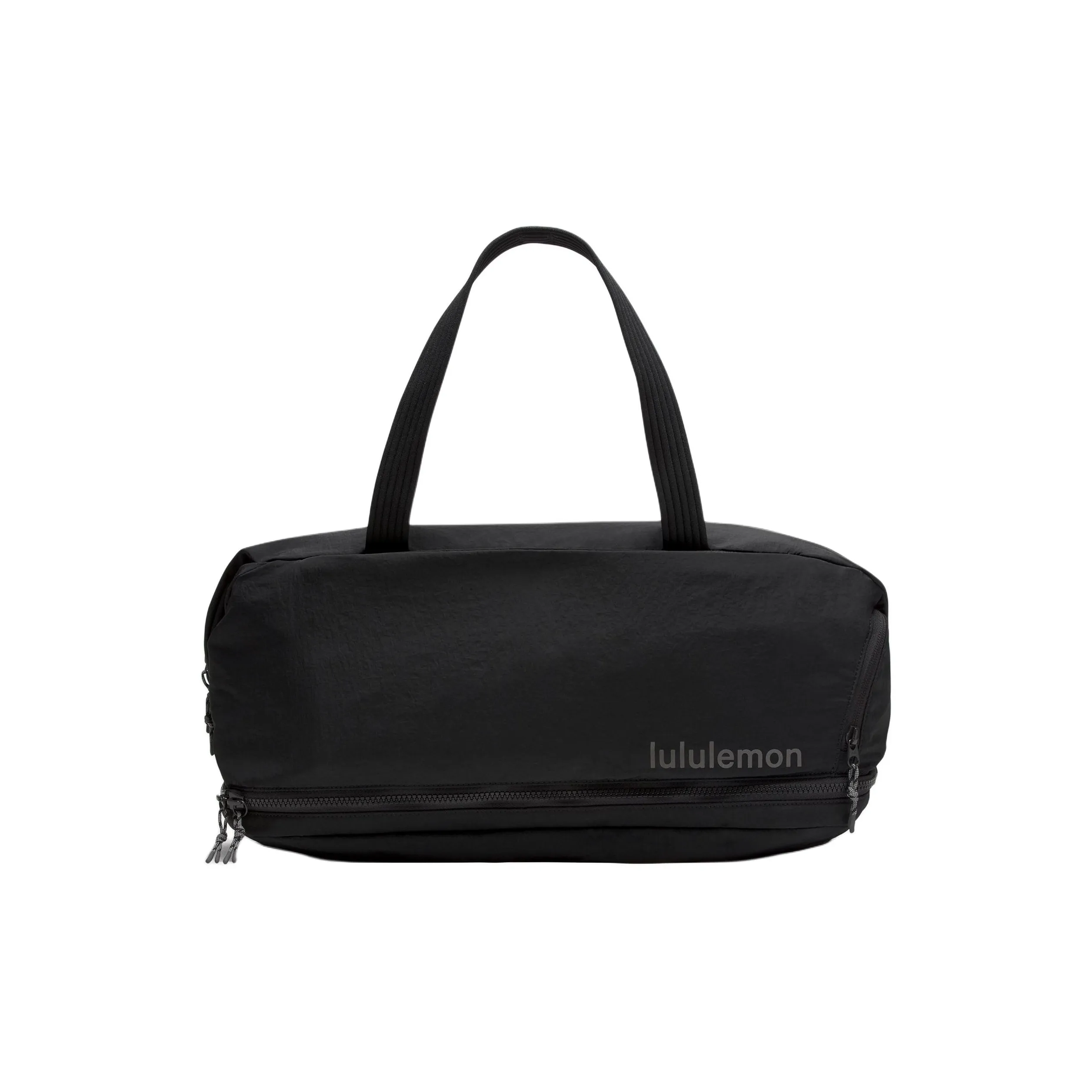 lululemon Нейлон Спортивный Сумка Стандартная Унисекс Черный Графитовый Серый