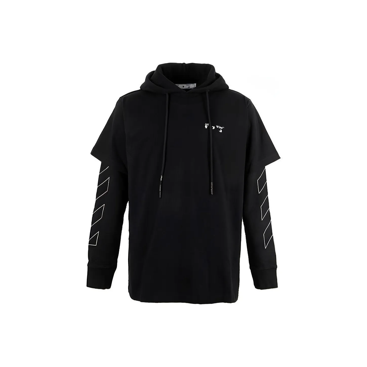 Off Белый SS21 Толстовка Мужской Черный