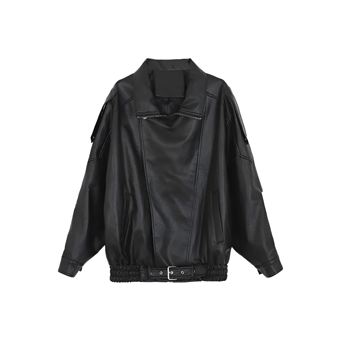 GORGEOUSIDEA Осенне-зимняя кожаная куртка для женщин