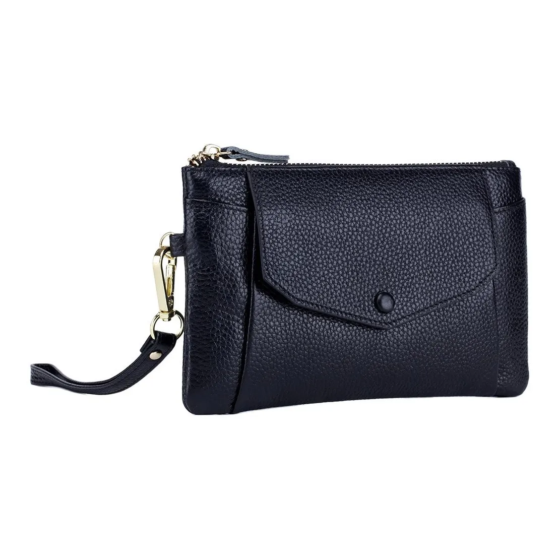 QIAJIAN Кошелек из лаковой коровьей кожи женский многоцветный