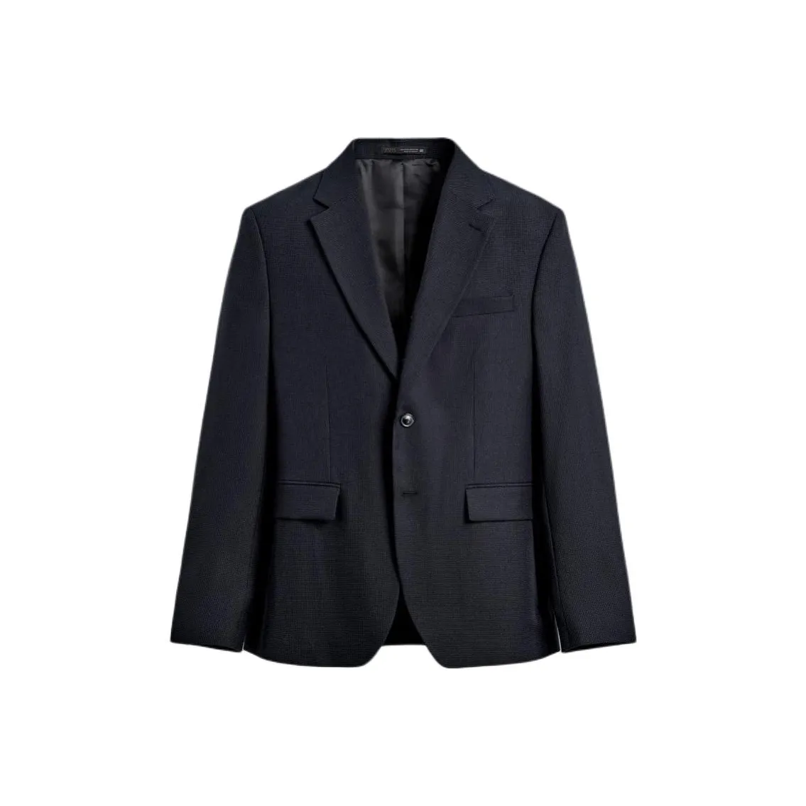 ZARA Морской синий Мужские Деловые костюмы