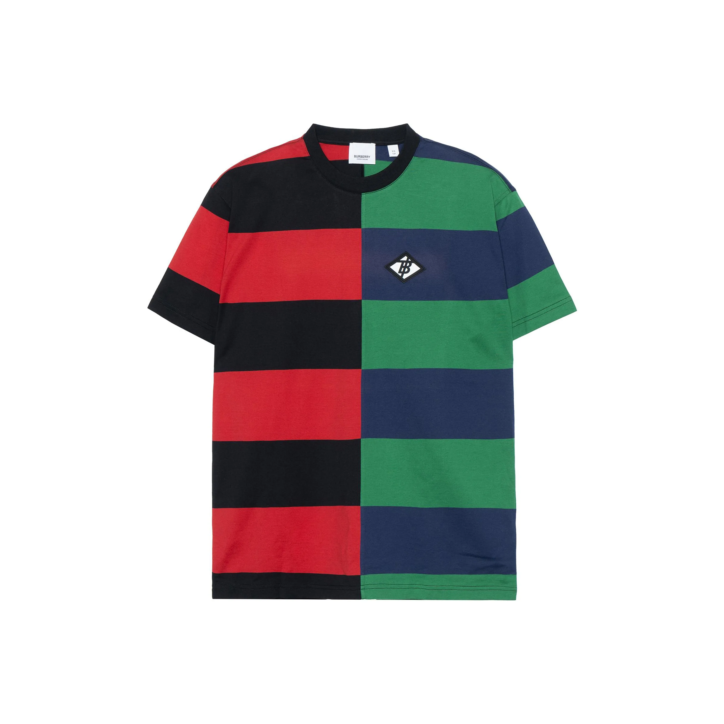 Burberry Drop Shoulder Sleeve T Shirt Women's Red Green