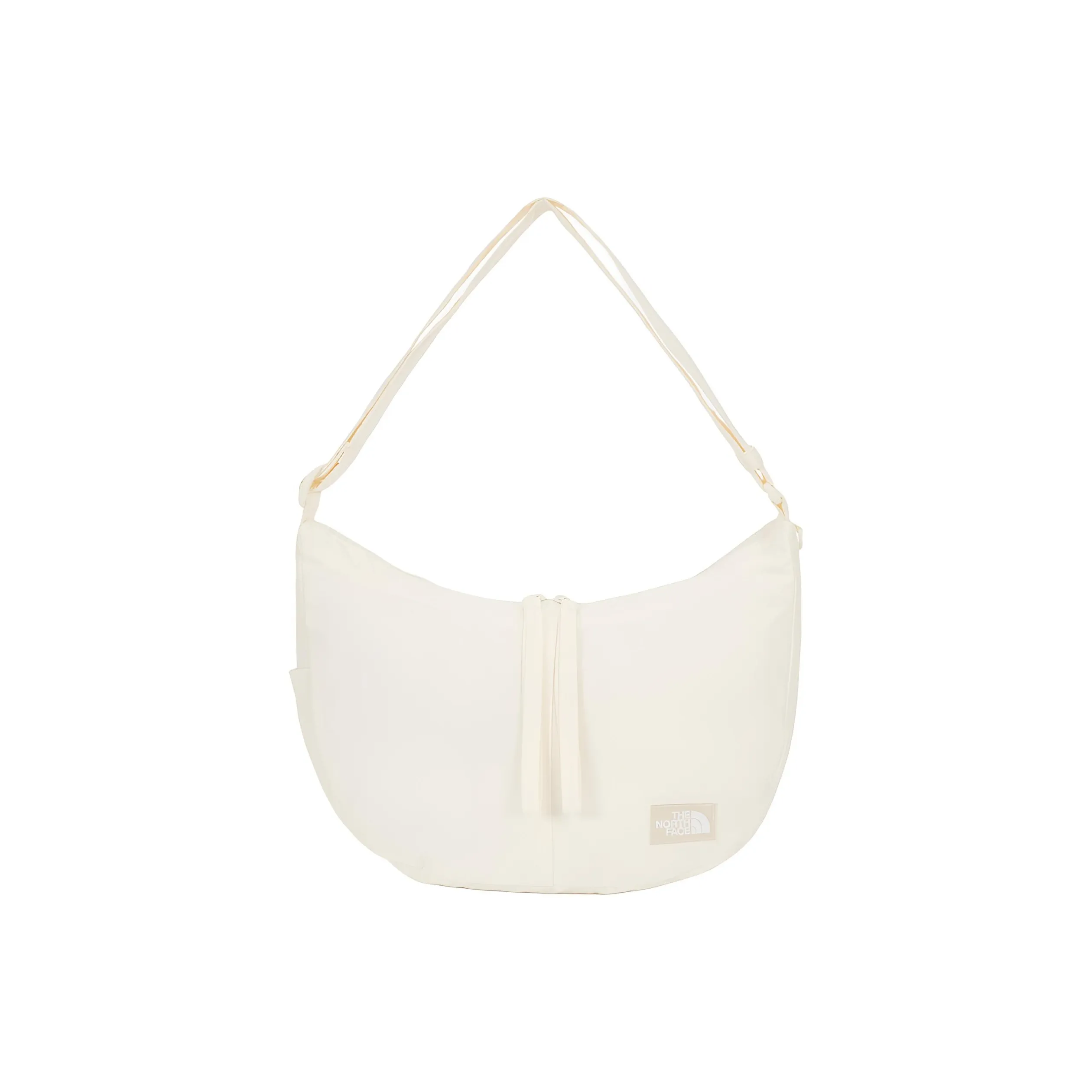 THE NORTH FACE Nylon Crossbody Bag, Shoulder Bag, Outdoor Bag Medium Size Unisex White