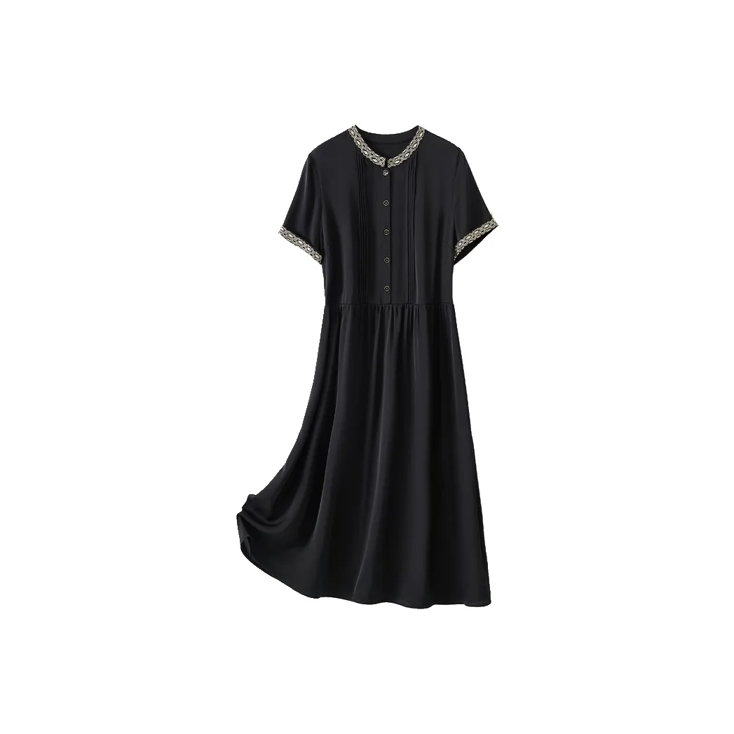 JINJU Короткий рукав Платье Женское