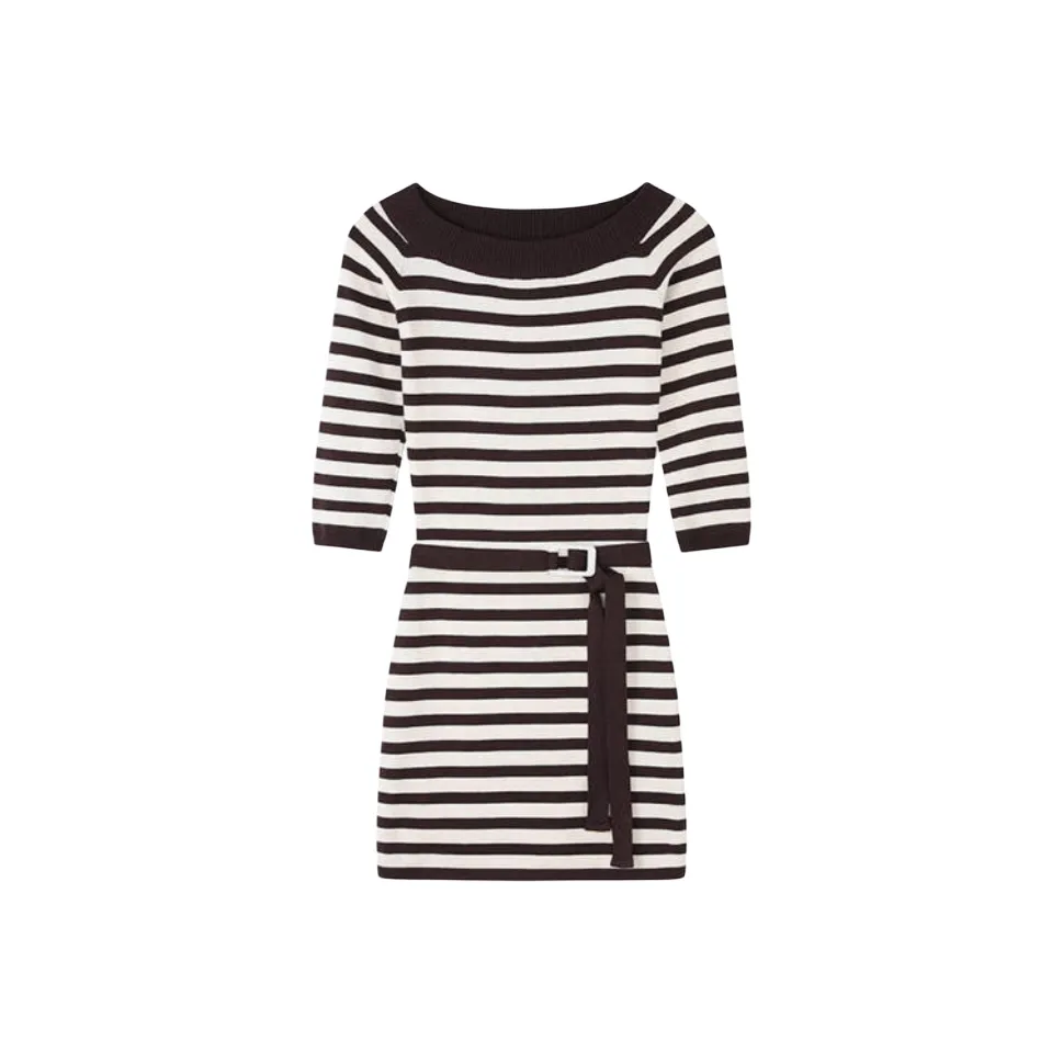 Icicofficial Длинное платье с длинными рукавами женское