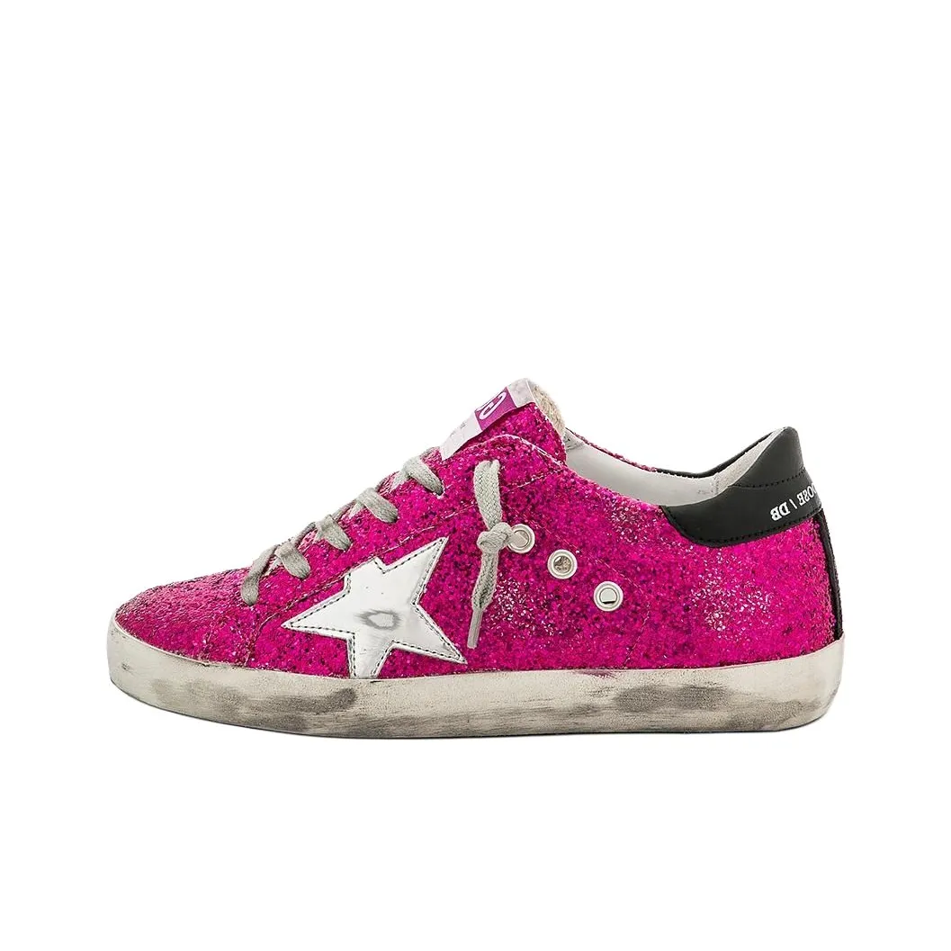 Golden Goose Super Star Low Top Skateboard Shoes Women's Pink