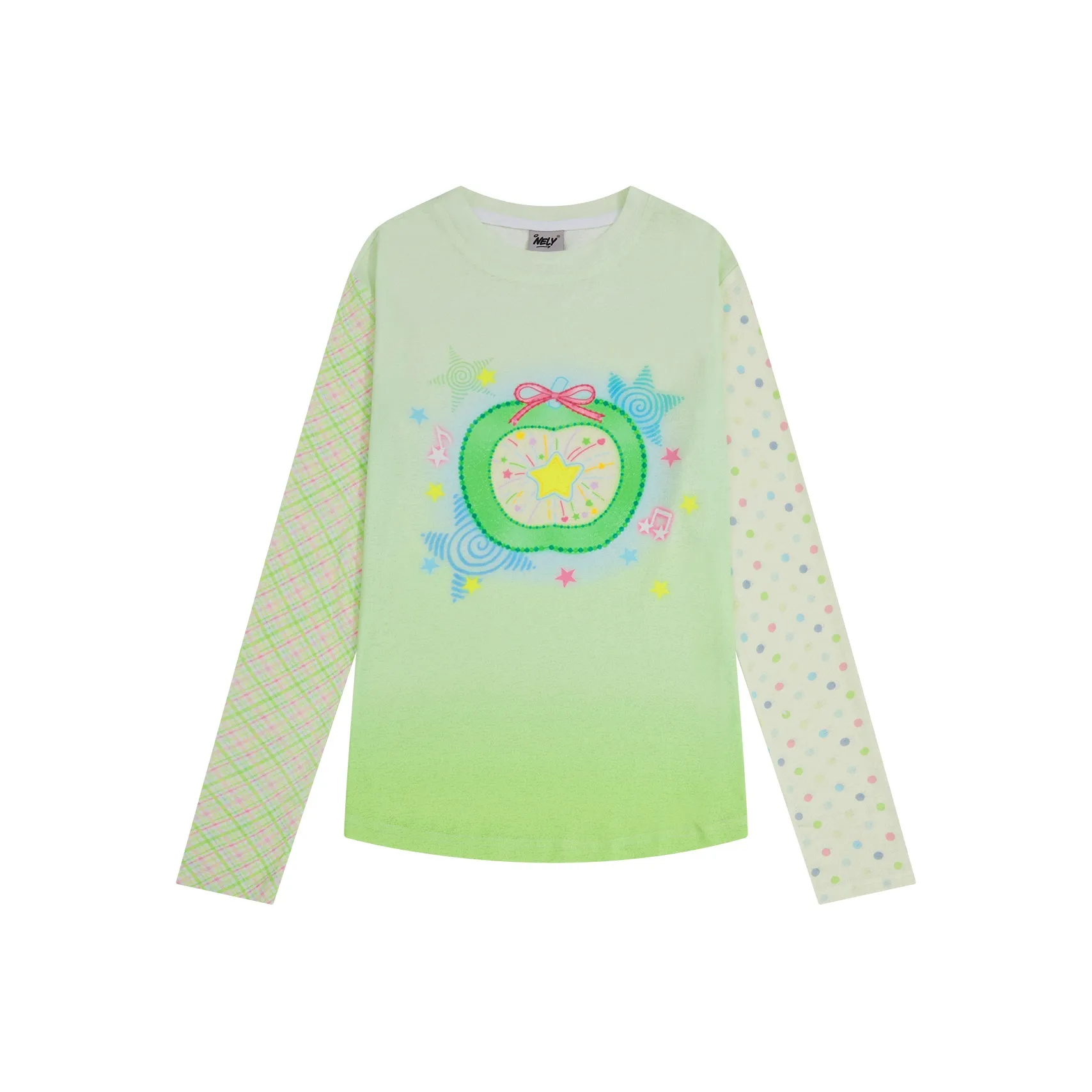 NELY Светло-зеленые женские футболки T