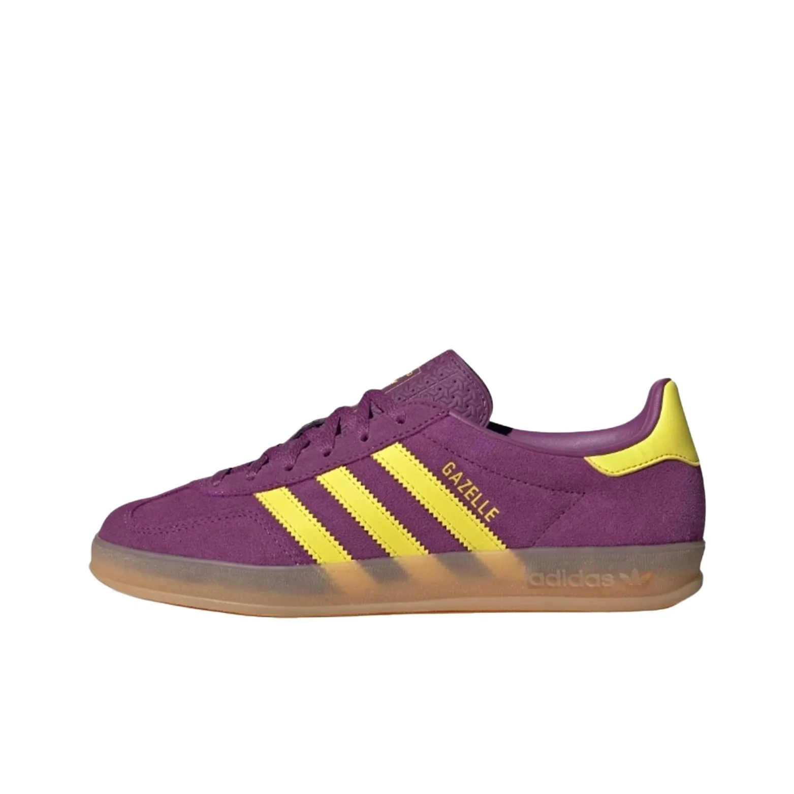 Adidas Originals GAZELLE INDOOR Low Топ Немецкие армейские кроссовки Женские Фиолетовый