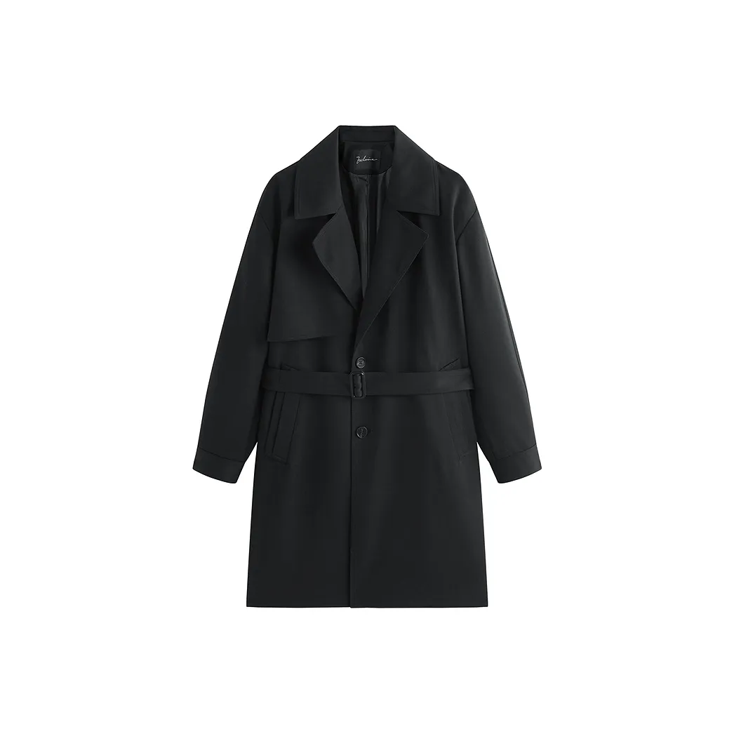 PEACEBIRD MEN Премиум Relaxed Fit Облегающий Удобный Повседневный Универсальный Тренчкот Мужской