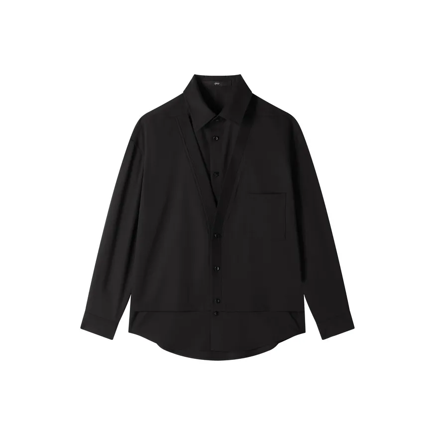 HERBEL Мужские Черные Рубашки