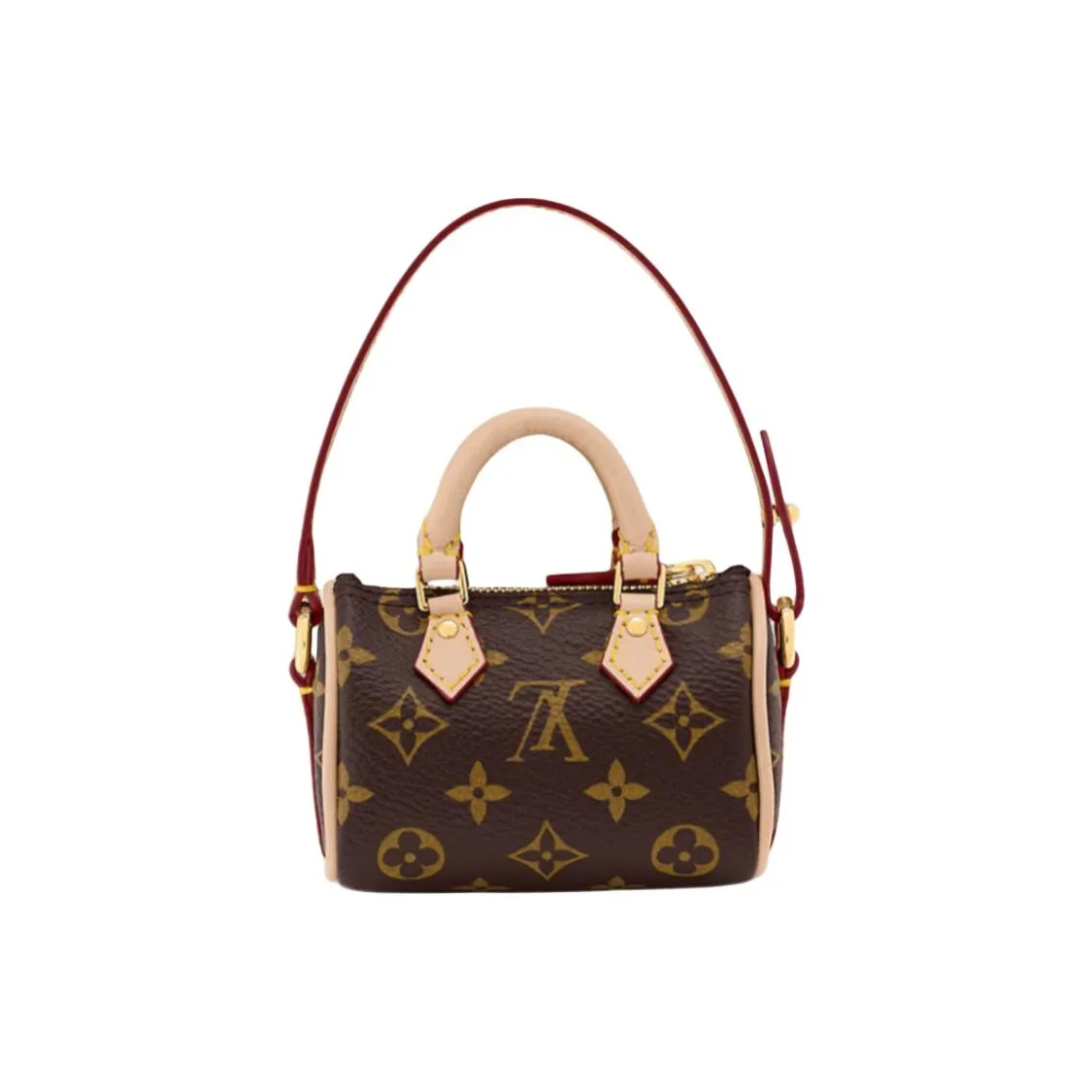 LOUIS VUITTON Bag Charm Speedy Monogram Brown
