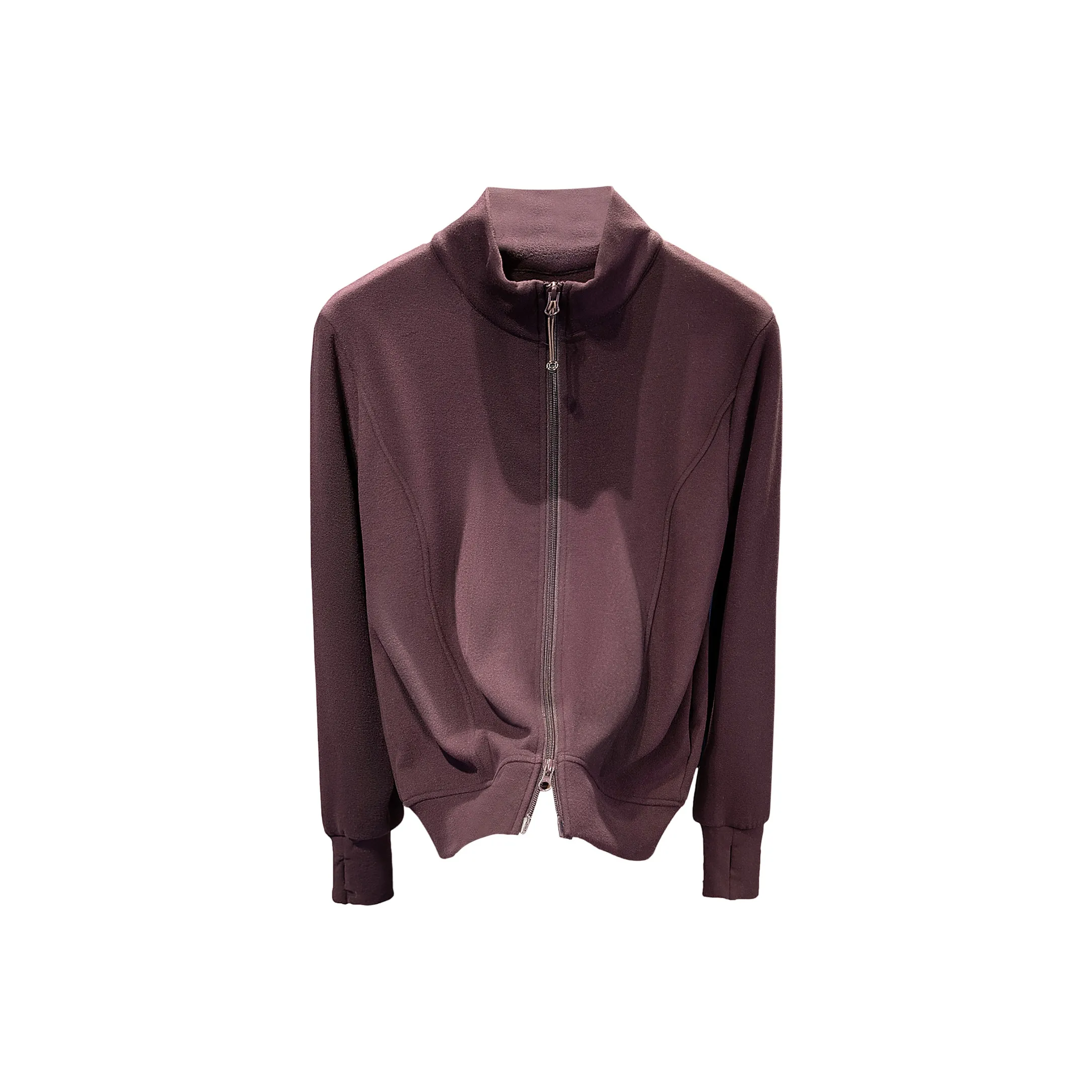 SIBAISHE Темно-красный фиолетовый женский T-рубашка