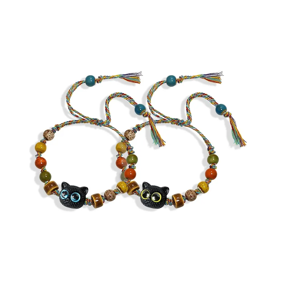 MISS TOOYA Плетеные шнурки Браслеты Унисекс