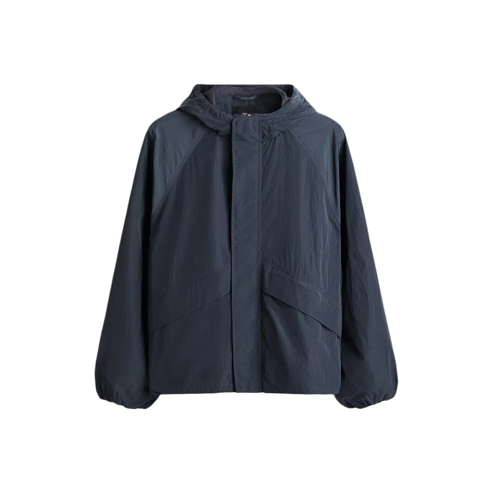 H&M Темно-синий Синий Мужской Тренч