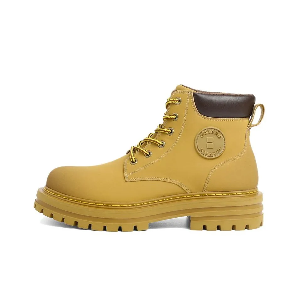 BELLE Outdoor Boots Men's Yellow/Gray